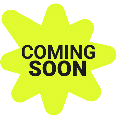 Coming Soon in a yellow splash